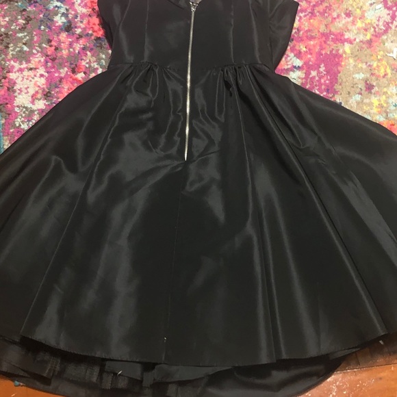 Nicole Miller Black Strapless Prom, Party, Cocktail Dress Read Description - Picture 9 of 13